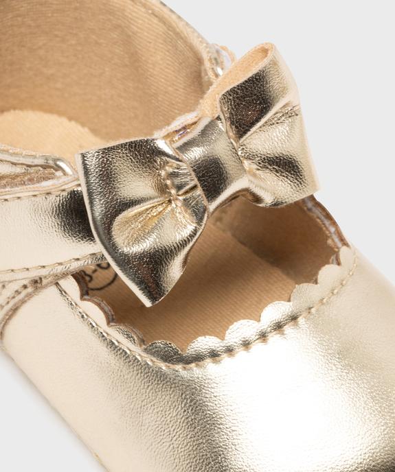 Chaussons de naissance babies métallisées bébé fille - LuluCastagnette vue6 - LULU CASTAGNETTE GEMO FOR GOOD - GEMO