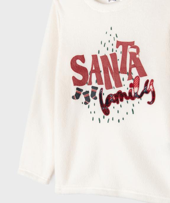 Pyjama en polaire imprimé Noël enfant vue2 - GEMO (ENFANT) - GEMO