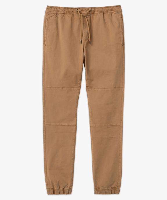 Pantalon homme coupe straight esprit cargo vue4 - GEMO (HOMME) - GEMO