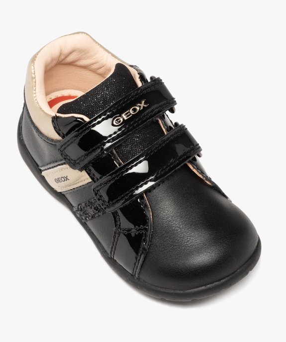 Chaussures premiers pas bébé fille à scratch – Geox vue5 - GEOX - GEMO