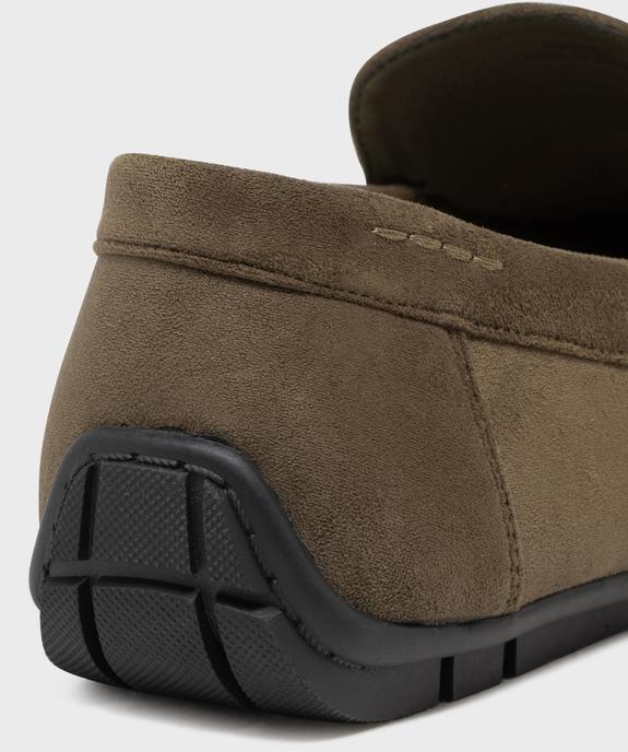 Mocassins en suédine et semelle intérieure cuir homme vue6 - URBAN STEPS GEMO FOR GOOD - GEMO