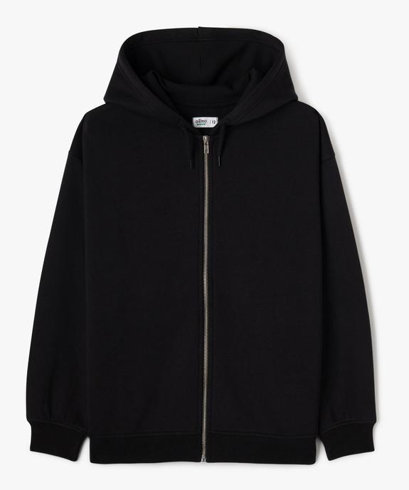 Sweat zippé à capuche fille vue1 - GEMO 4G FILLE - GEMO