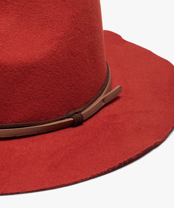 Chapeau femme en feutrine avec double lien vue2 - GEMO (ACCESS) - GEMO