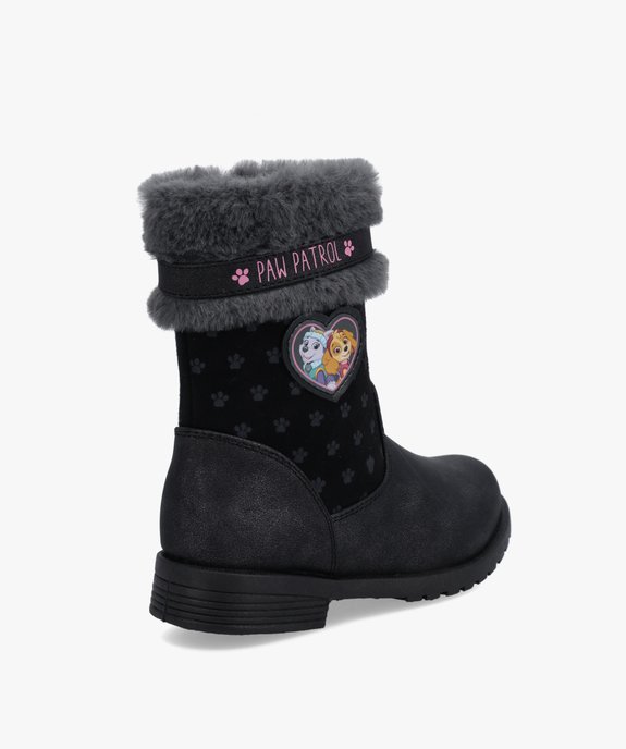 Boots fourrées fille dessus métallisé – Pat’Patrouille vue4 - PAT PATROUILLE - GEMO