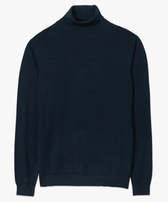 Pull à col roulé en maille fine homme vue6 - GEMO 4G HOMME - GEMO