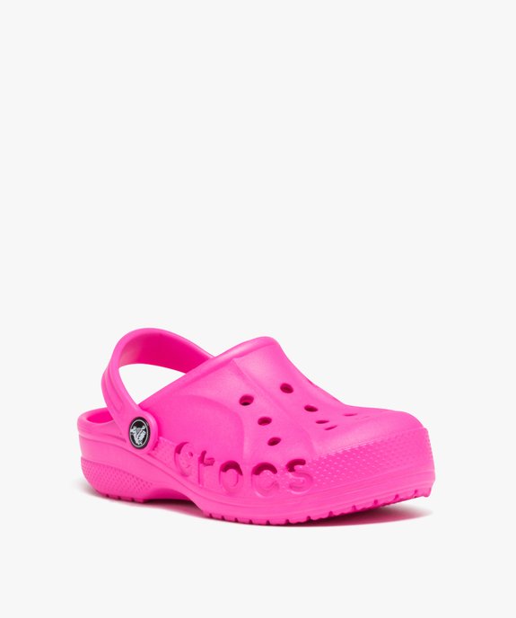 Sabots souples fille unis avec perforations Baya - Crocs vue2 - CROCS - GEMO
