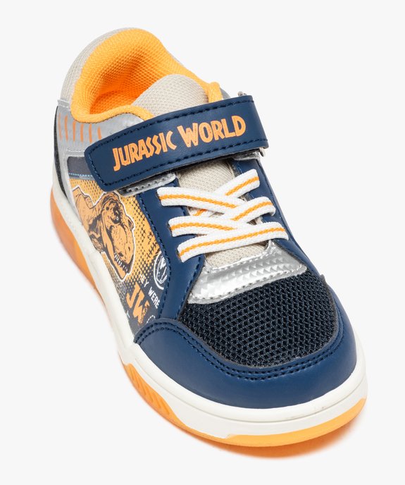 Baskets garçon dessus en mesh à semelle lumineuse et à scratch - Jurassic World vue5 - JURASSIC WORLD - GEMO