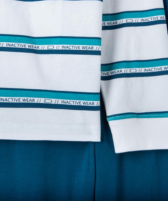 Pyjama garçon en jersey 2 pièces dépareillées vue2 - GEMO (JUNIOR) - GEMO