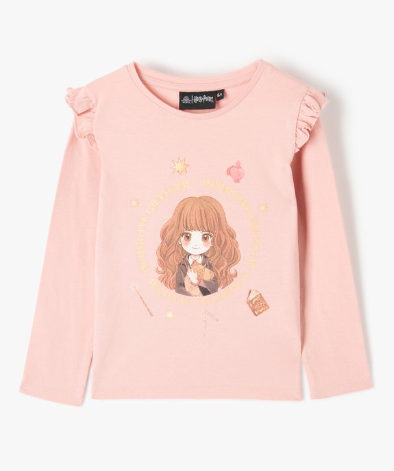 Tee-shirt fille à manches longues avec motif - Harry Potter vue1 - HARRY POTTER - GEMO