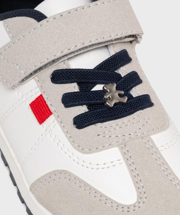 Baskets à scratch multi-matières garçon - LuluCastagnette vue6 - LULUCASTAGNETTE - GEMO