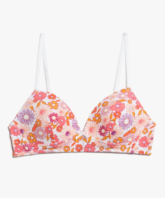 Soutien-gorge fille avec bonnets paddés  vue1 - GEMO 4G FILLE - GEMO
