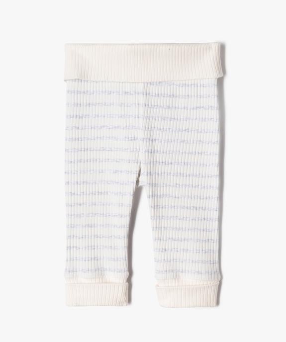 Ensemble naissance évolutif 3 pièces : body, legging et bavoir - GEMO(BB COUCHE) Ensemble naissance évolutif 3 pièces : body, legging et bavoir vue5 - GEMO(BB COUCHE) - GEMO