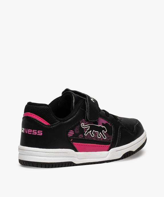 Baskets fille bicolore avec fermeture scratch - Airness vue4 - AIRNESS - GEMO