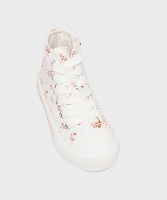 Tennis en toile montante fleurie fille vue5 - LOVELY WINGS - GEMO