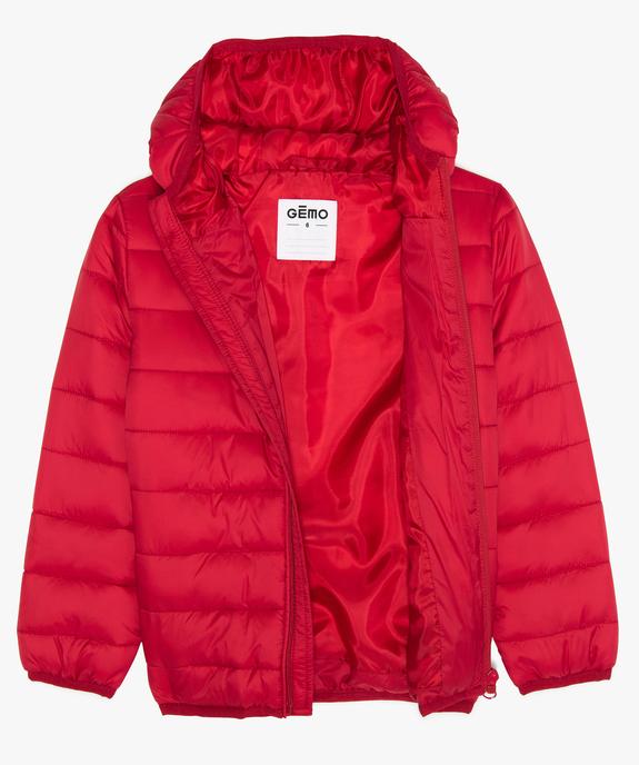 Doudoune mixte légère à capuche vue2 - GEMO (ENFANT) - GEMO