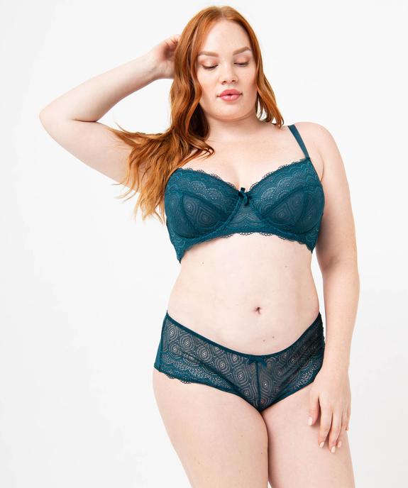 Soutien-gorge emboitant à armatures en dentelle grande taille vue3 - GEMO(HOMWR FEM) - GEMO