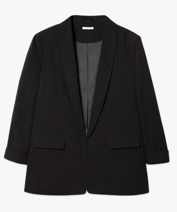 Veste de tailleur femme porté ouvert - Gémo x Lalaa Misaki vue4 - GEMO (G TAILLE) - GEMO