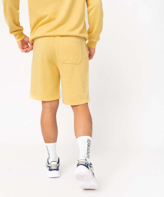 Bermuda en maille avec ceinture ajustable homme vue2 - GEMO (HOMME) - GEMO