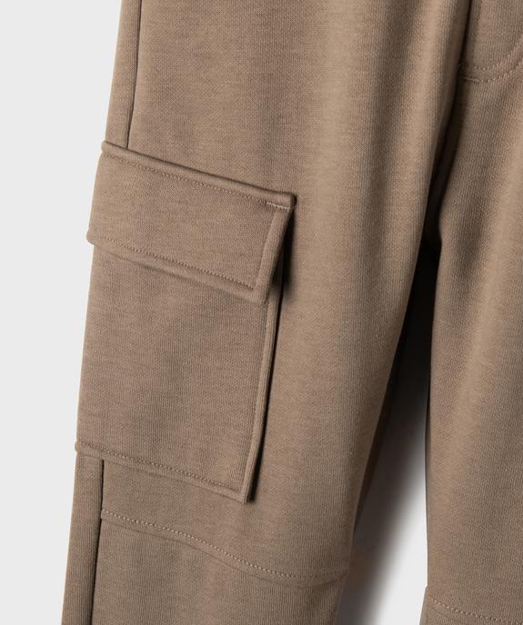 Pantalon de jogging coupe cargo garçon vue2 - GEMO 4G GARCON - GEMO