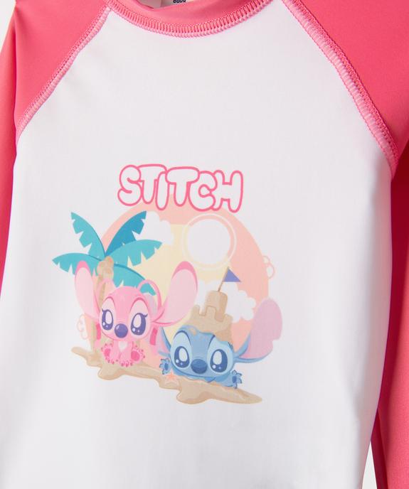 Tee-shirt de plage anti UV motif Stitch bébé fille - Disney vue2 - LILO & STITCH - GEMO