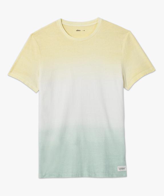 Tee-shirt homme coloris tie and dye vue4 - GEMO (HOMME) - GEMO