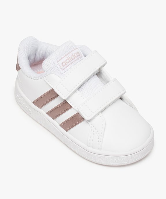 Baskets fille à scratch Grand Court Adidas vue5 - ADIDAS - GEMO