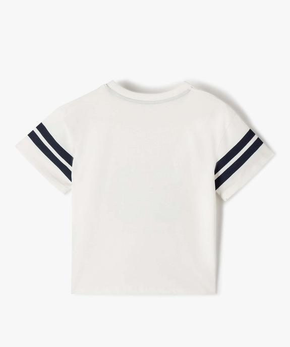 Tee-shirt fille ample à manches courtes avec inscription patinée  –  Camps United vue5 - CAMPS UNITED - GEMO