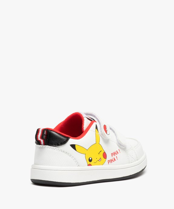 Baskets garçon à scratchs imprimées Pikachu - Pokémon vue4 - POKEMON - GEMO