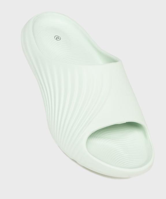 Mules de piscine moulées et unies femme vue5 - GEMO (PLAGE) - GEMO