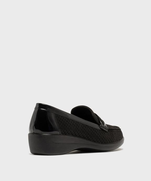 Mocassins confort légers et souples à talon compensé femme vue4 - G'FLEX GEMO FOR GOOD - GEMO