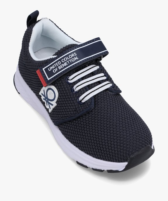 Baskets garçon running dessus maille unie - Benetton vue5 - BENETTON - GEMO