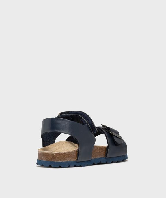 Sandales à brides avec semelle intérieure cuir garçon - Buggy vue4 - BUGGY - GEMO