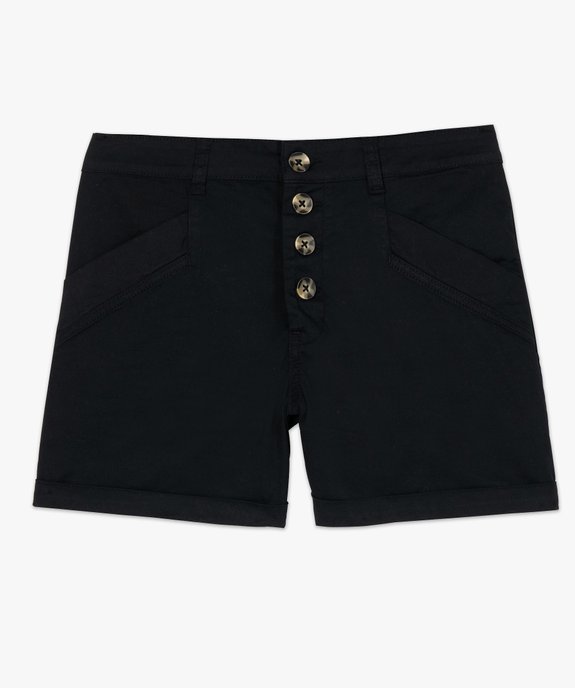 Short femme ample taille haute avec poches fantaisie vue4 - GEMO(FEMME PAP) - GEMO