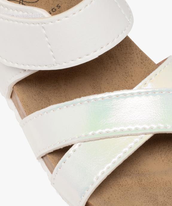 Sandales à brides croisées fermeture scratch fille - Lovely Wings vue6 - LOVELY WINGS - GEMO