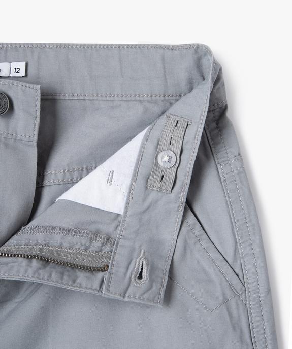 Bermuda coupe Cargo Regular garçon vue2 - GEMO 4G GARCON - GEMO
