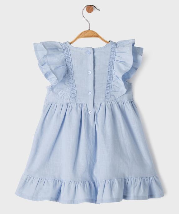 Robe de cérémonie à volants bébé fille - LuluCastagnette vue4 - LULUCASTAGNETTE - GEMO