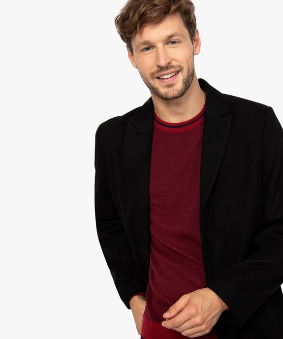 Manteau homme élégant longueur 3/4 vue1 - GEMO (HOMME) - GEMO