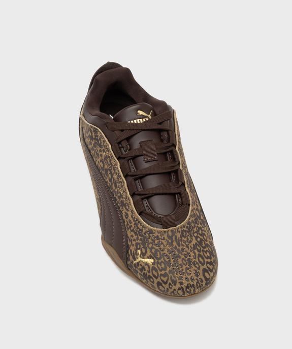 Tennis à fine semelle imprimé léopard femme - Puma vue5 - PUMA - GEMO