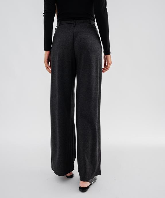 Pantalon ample et fluide en maille extensible femme vue2 - GEMO(FEMME PAP) - GEMO