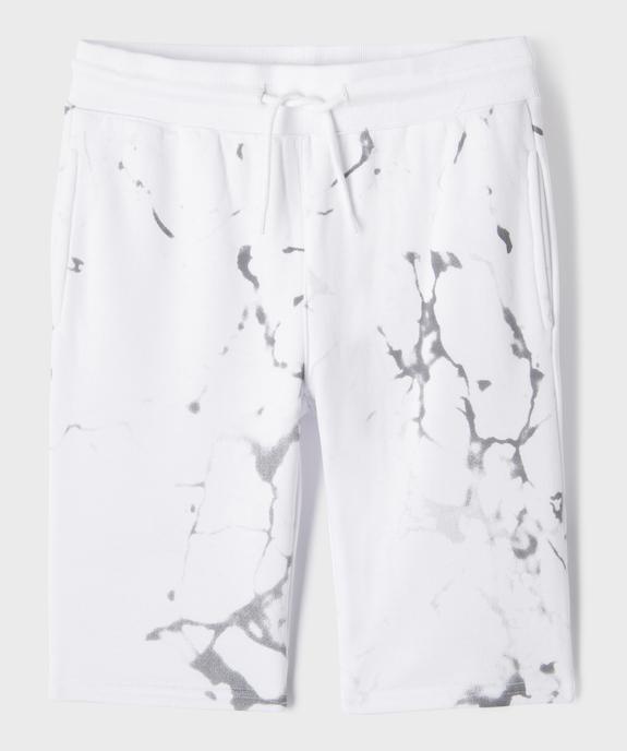 Bermuda en maille à taille élastiquée garçon vue1 - GEMO (JUNIOR) - GEMO