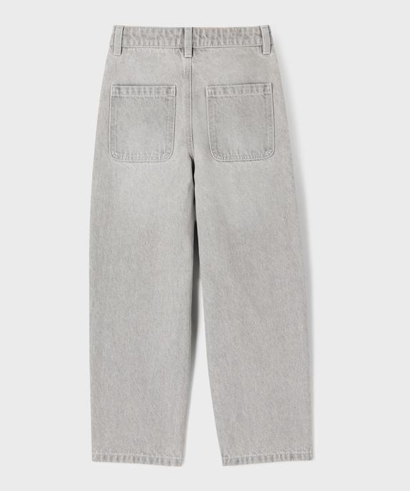 Jean Wide leg avec taille ajustable garçon vue4 - GEMO 4G GARCON - GEMO