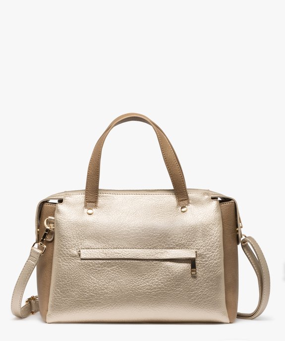 Sac souple et grainé avec bandoulière amovible femme vue1 - GEMO (ACCESS) - GEMO