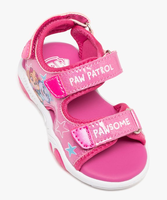 Sandales sport à semelle lumineuse bébé fille - La Pat'Patrouille vue5 - PAT PATROUILLE - GEMO