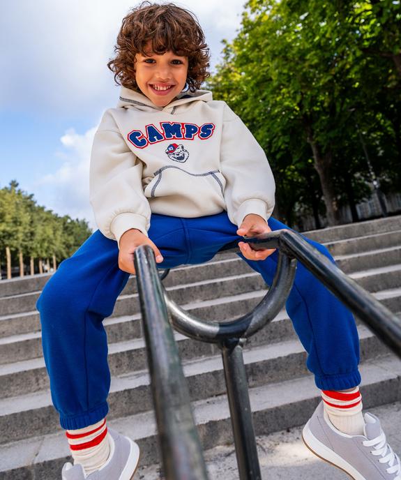 Sweat à capuche intérieur molletonné garçon - Camps United vue1 - CAMPS - GEMO