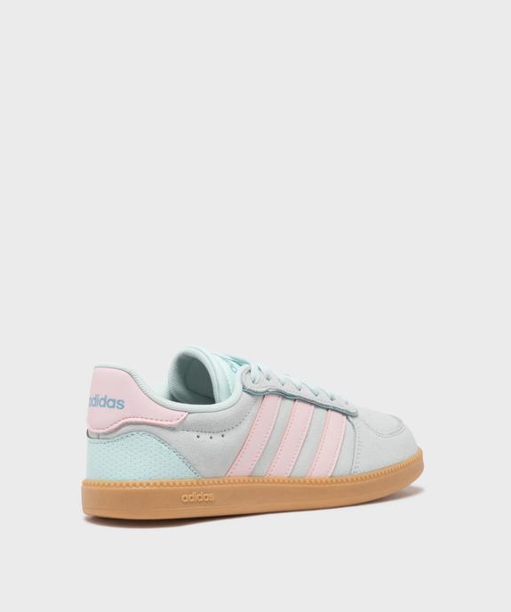 Baskets Breaknet Sleek dessus cuir femme - Adidas vue4 - ADIDAS - GEMO