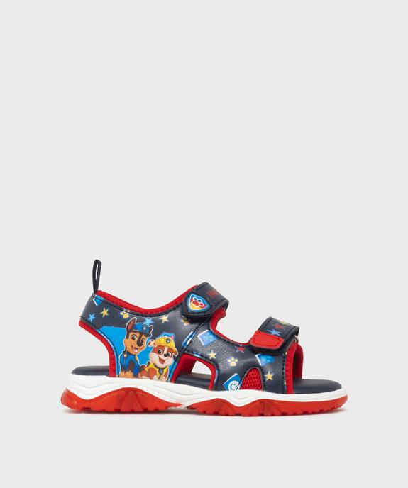 Sandales à scratch look sportswear garçon - La Pat’Patrouille vue1 - PAT PATROUILLE - GEMO