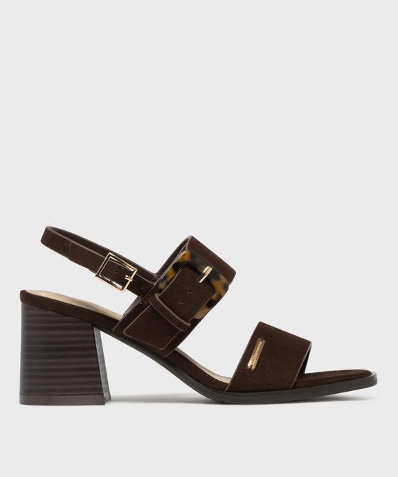 Sandales à talon avec bride arrière femme - LuluCastagnette vue1 - LULUCASTAGNETTE - GEMO