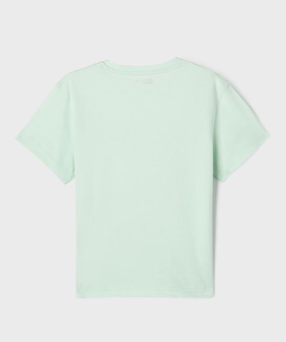 Tee-shirt manches courtes coupe large avec motif garçon vue3 - GEMO 4G GARCON - GEMO
