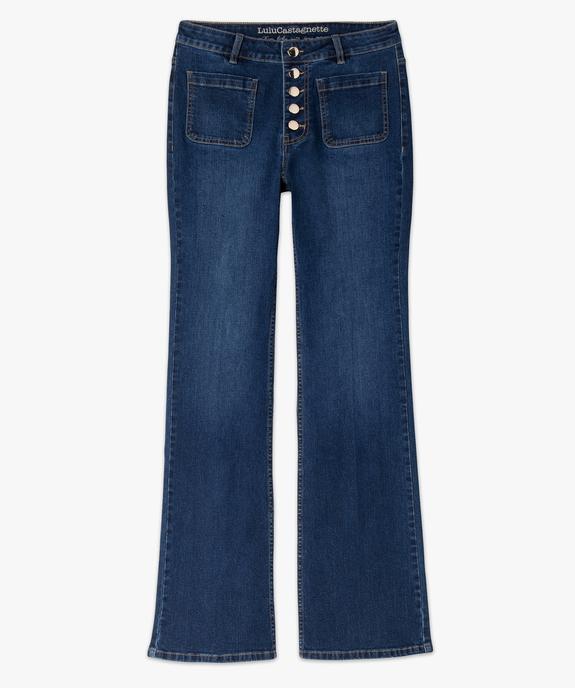 Jean flare taille haute femme - LuluCastagnette vue4 - LULU CASTAGNETT - GEMO