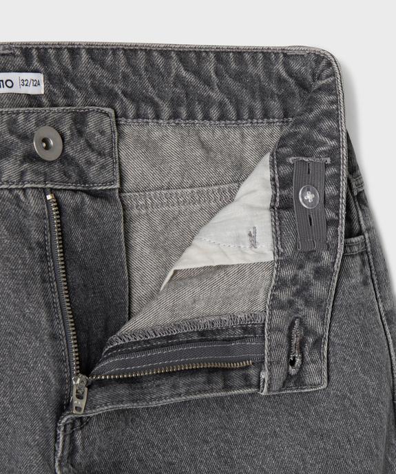 Jean loose avec délavage dégradé fille vue2 - GEMO (JUNIOR) - GEMO